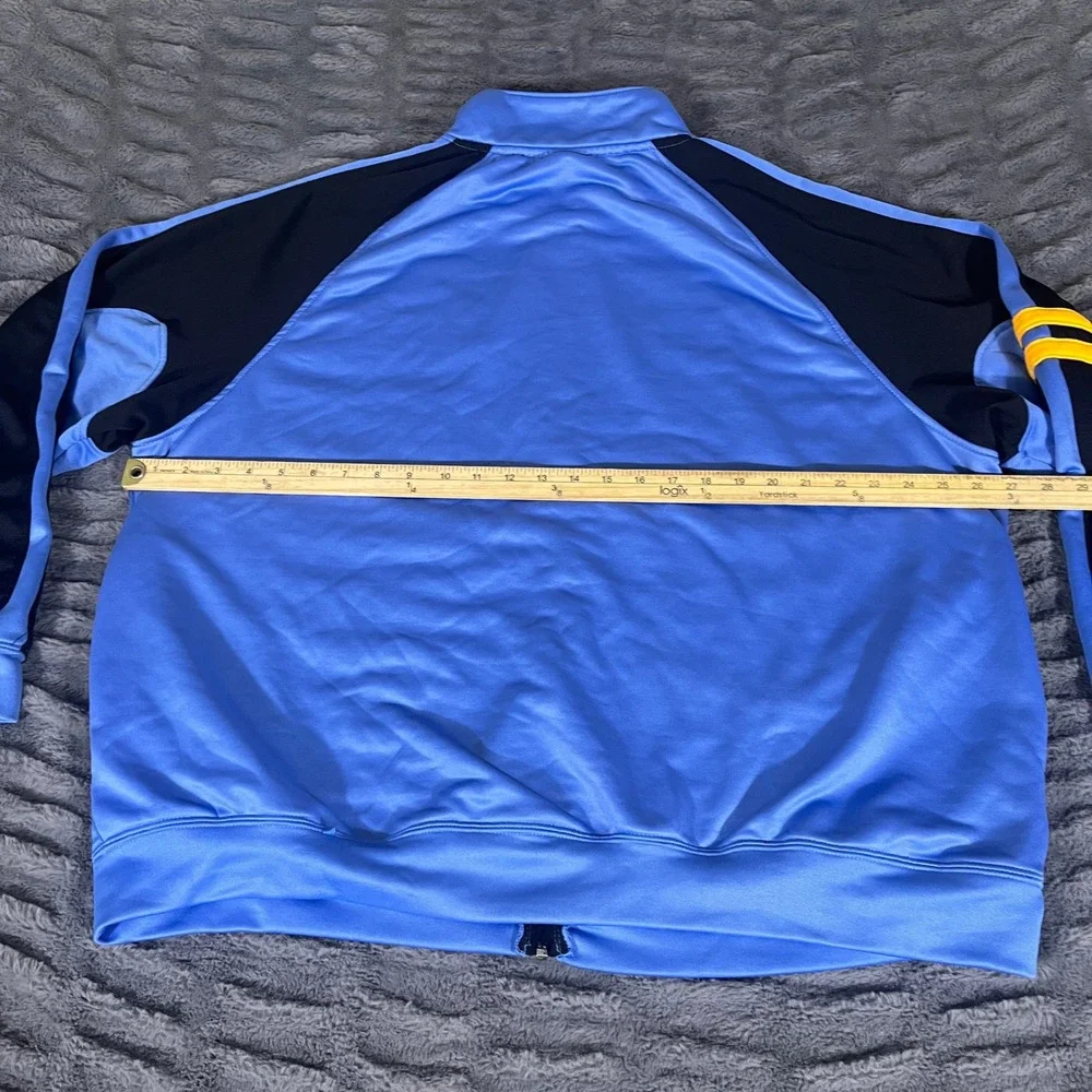NBA Denver Nuggets Track Jacket‎ Mens XL Blue Full Zip Embroidered Logo AQ078